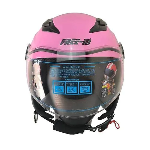 FREE-M FR215 AÇIK PEMBE YARIM ÇOCUK KASKI